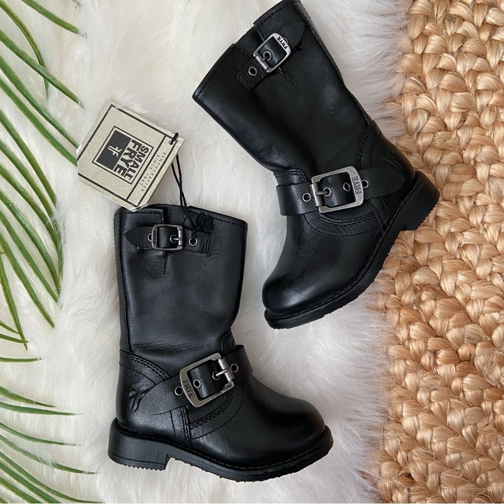 Frye Engineer Pull On Moto Boots New Size 4.5